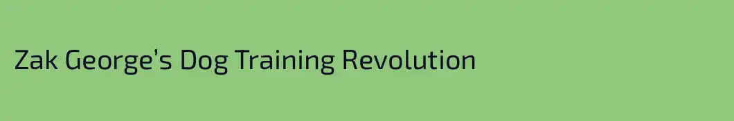 Zak George’s Dog Training Revolution